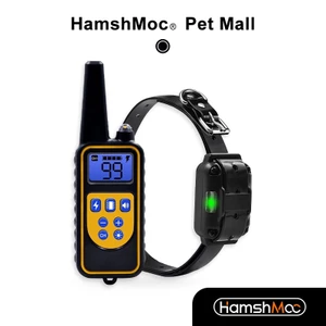 HamshMoc Thiết Kế Đèn Cổ Chó Chống Trầy Xước Chống Nước Thông Minh Điều Khiển Từ Xa Cổ Thú Cưng Tự Động Dừng sủa Cho Chó Huấn Luyện