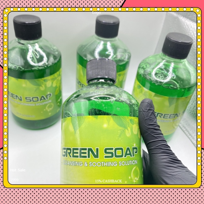 Green Soap Tạo Bọt Lau Mực Sau Khi Phun X.ăm PXTM