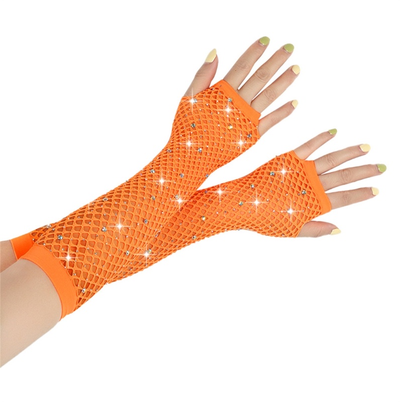 Da Punk Găng Tay Cổ Tay Hộp Đêm Rỗng Fishnet Cho Disco Dancing Livehouse