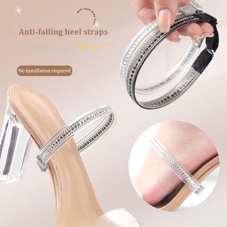 Dây Giày Cao Gót Đính Kim Cương Sáng Lấp Lánh Có Thể Điều Chỉnh Cho Nữ
