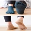 GAVESTO Cotton Bọc Toàn Bộ Năm Ngón Tất, Tất Tập Yoga Khiêu Vũ Keo Chống Trượt Cotton, Hấp Thụ Mồ Hôi Và Thoáng Khí Mềm Mại Và Thân Thiện Với Da Ấm Áp Pilates Tập Thể Dục Và Thể Dục Tất
