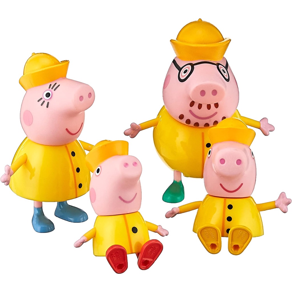 Set 4 Mô Hình Đồ Chơi Gia Đình peppa 'S adventures