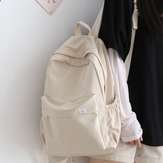 Mới Ba Lô nylon Màu Trơn Chống Thấm Nước Dành Cho Nữ
