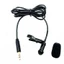 Niki Portable 2 5mm Cáp được bảo vệ Micro Lavalier Micro Thay thế Giảm tiếng ồn Âm thanh HiFi 3 5mm Cắm