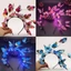 Vòng Hoa Bướm JVSUB, Vòng Hoa Phát Sáng LED Chống Đỡ Bướm Cô Dâu Tiaras, Phụ Kiện Tóc Cưới Mũ Trang Trí Nhiều Màu Sắc Bướm Tóc