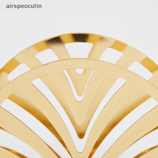 Airspeccutin Giá Đỡ Khăn Ăn Bằng Thép Không Gỉ Mạ Vàng Hình Vuông Sáng Tạo