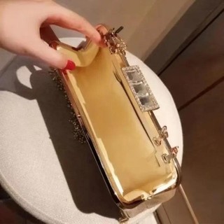 Ví Cầm Tay Đính Kim Cương Giả Sang Trọng Thời Trang Dự Tiệc Cưới