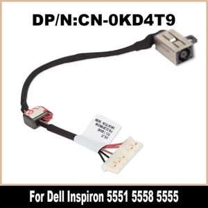 0KD4T9 Dành Cho Laptop Dell Inspiron 5551 5558 5555 14-5455 5458 Jack Nguồn Laptop Có Cáp PC CN-0KD4T9 DC30100UI00 Chất Lượng Cao