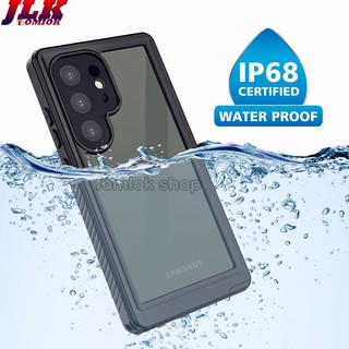 [Jlk] Ốp lưng chống nước S24 Ultra IP68 cho Samsung S24 S22 Ultra S23 Plus S23 FE Vỏ bảo vệ 360 điện thoại dưới nước chống sốc ngoài trời