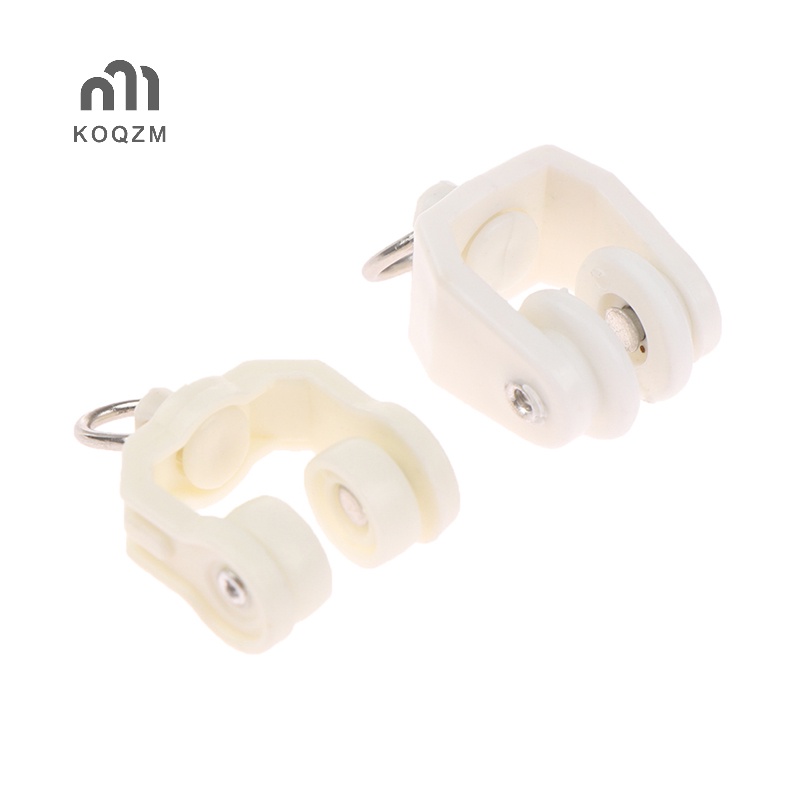 [KOQZM] Set 10 Ròng Rọc Nhựa Dạng Trượt Thẳng / Cong Dùng Để Cố Định ...
