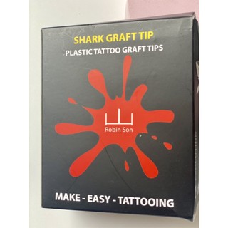 -Đầu ghép thương hiệu SHARK GRAFT TIP ( Robin Son), đầu ghép cá mập Shark Tip chuyên dụng cho máy xăm thần thánh