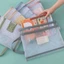 Túi lưu trữ văn phòng phẩm FAVORITEGOODS, Túi dây kéo lưới công suất lớn A4, Túi sắp xếp trong suốt hữu ích Túi trang điểm mỹ phẩm hai lớp
