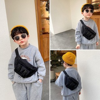 Túi đeo ngực DUSKGLOW, Túi đeo thắt lưng trẻ em đa chức năng, Gói Fanny dung tích lớn dễ thương Childre