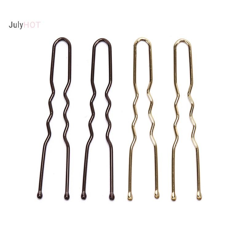 Julyhot 20 Cái / bộ Nữ Hình Chữ U Kẹp Tóc Bobby Chân Kim Loại Barrette Massivedeals