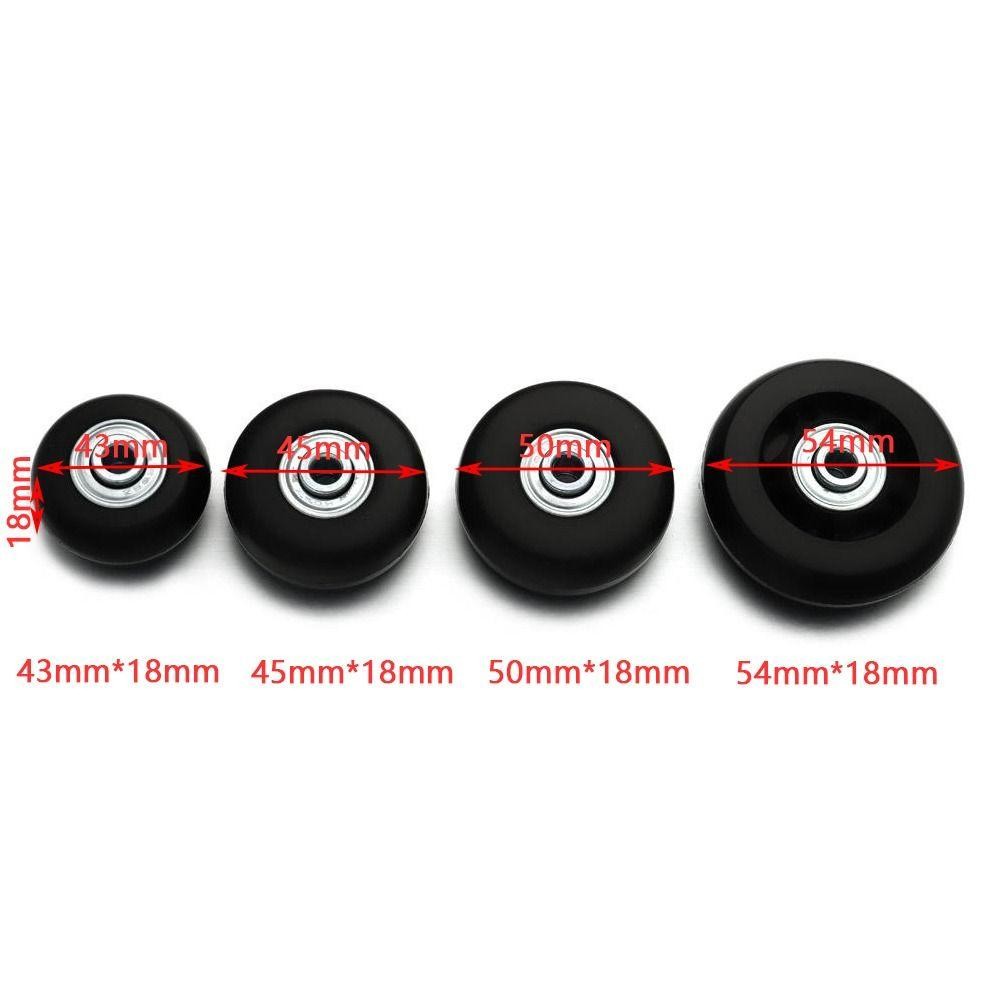 Hobbyin 2 Chiếc Thay Thế Bánh Xe, Với Vít Thay Thế Vali Bánh Xe, Di Động Chống Mài Mòn Im Lặng Du Lịch Hành Lý Bánh Xe Phụ Kiện Hành Lý