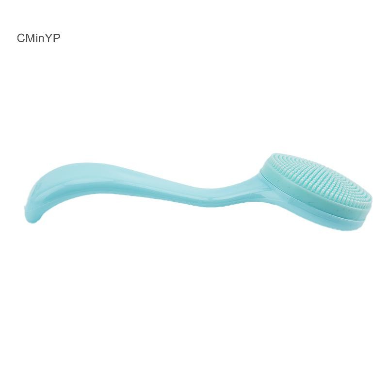 Bàn chải làm sạch da mặt bằng silicon CMinYP Bàn chải rửa mặt mềm Massage tẩy mụn đầu đen vinh quang