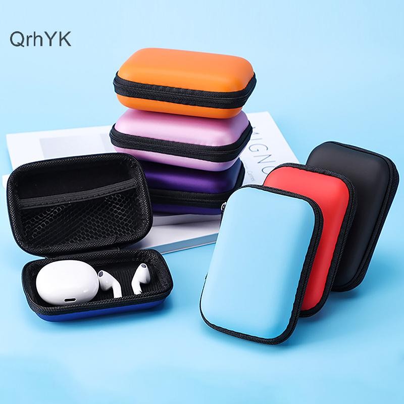 Thời Trang Nhà Máy Du Lịch Túi Bảo Quản Hộp Sạc Tai Nghe Gói Dây Kéo Túi Du Lịch Di Động Cáp Tổ Chức Bảo Quản Điện Tử QrhYK
