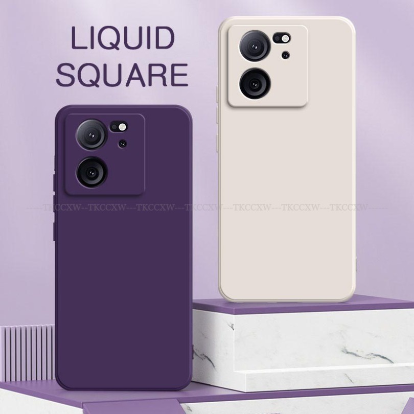 Ôp Điện Thoại Silicon Dẻo Vuông Sang Trọng Cho redmi 12 k60 ultra redmi note 12t 12r pro Ốp