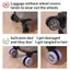 KANGN 4 / 8 Cái / bộ Bảo Vệ Bánh Xe Hành Lý, Bộ Phận Vali Trục Silicon Du Lịch Hành Lý Bánh Xe, Với Âm Thanh Im Lặng Vali Bánh Xe Vỏ Bảo Vệ
