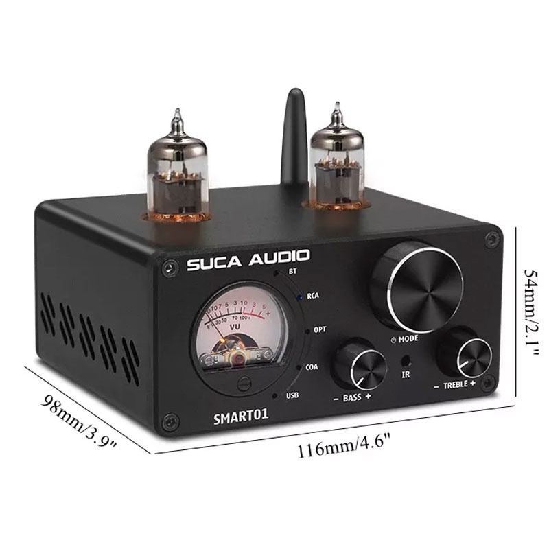 Âm Ly kèm DAC và Pre Đèn SUCA SMART01 tặng kèm dây Quang Mỹ, (LỗI 1 Đổi ...
