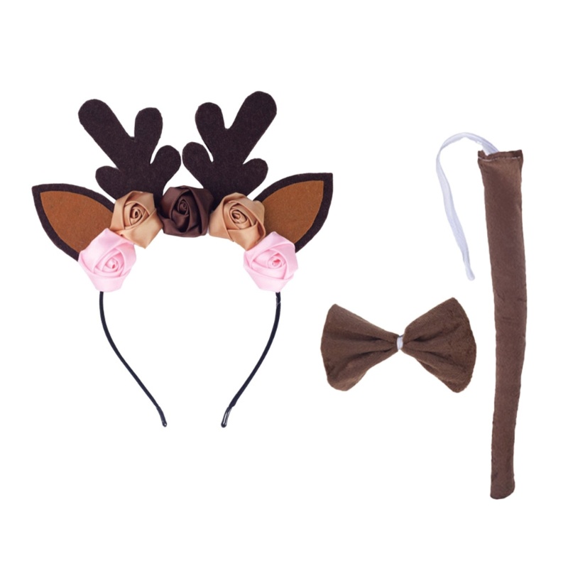 Dasbsug Trẻ Em Gạc Đầu Đuôi Bowtie Tutu Váy Halloween Trang Trí Tiệc