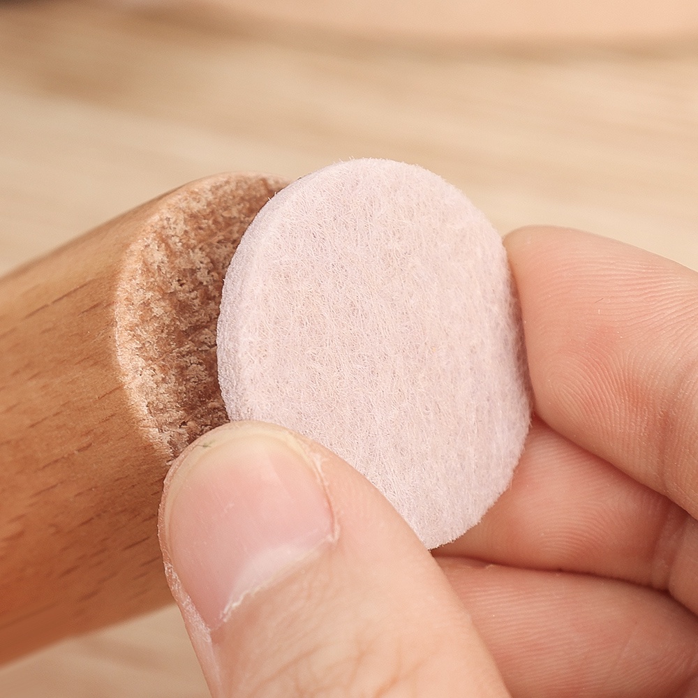 Bộ 18 Miếng Đệm Dán Chân Ghế Chống Trượt / Chống Ồn / Chống Trầy Xước Tiện Dụng Ốp