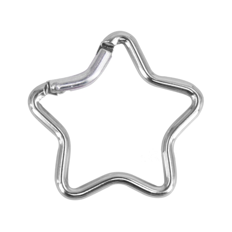 Fol Carabiner Kẹp Hình Ngôi Sao từ Hợp Kim Nhôm, Móc Khóa Hạng Nặng
