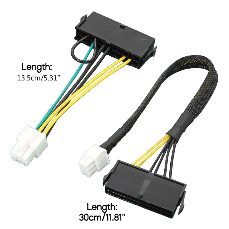 ATX PSU 24 Pin to Motherboards 6Pin for  6Pin Mainboard Power Supply Cable