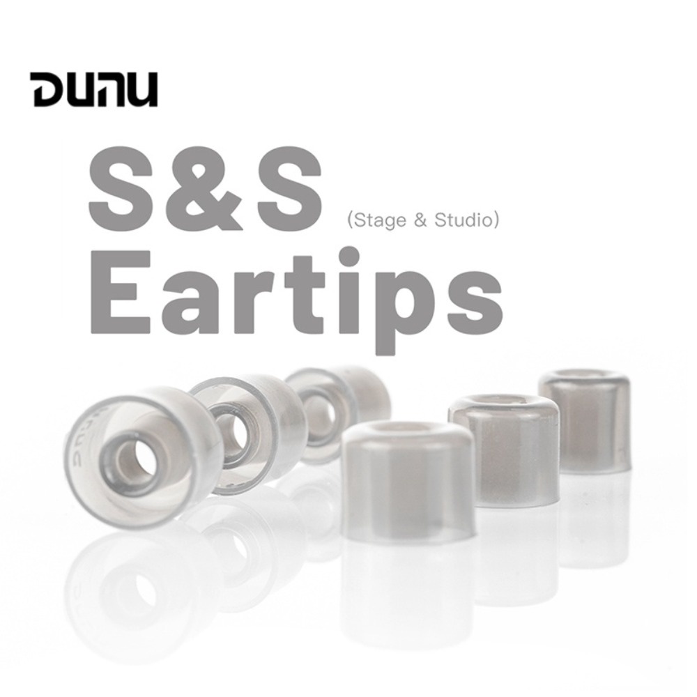 Dunu s & s (stage & studio) Tai Nghe Nhét Tai Bằng Silicon s / m / l / xl (3paris) 4.0mm - 6mm Cho dunu kima Tiatan s Ốp