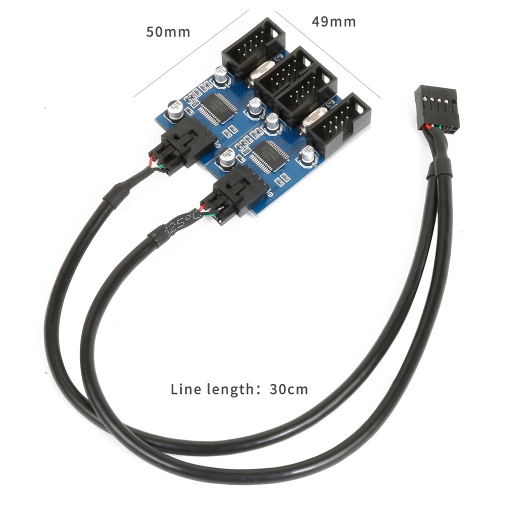 Jmt Dây Cáp Nối Dài 9pin usb 2.0 9pin 1 Sang 2 / 4