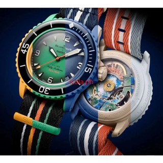 Đồng hồ nam Blacpaim X Swotoh Co Thương hiệu Bắc Cực Đại Dương 50 feet Đồng hồ chống nước thạch anh