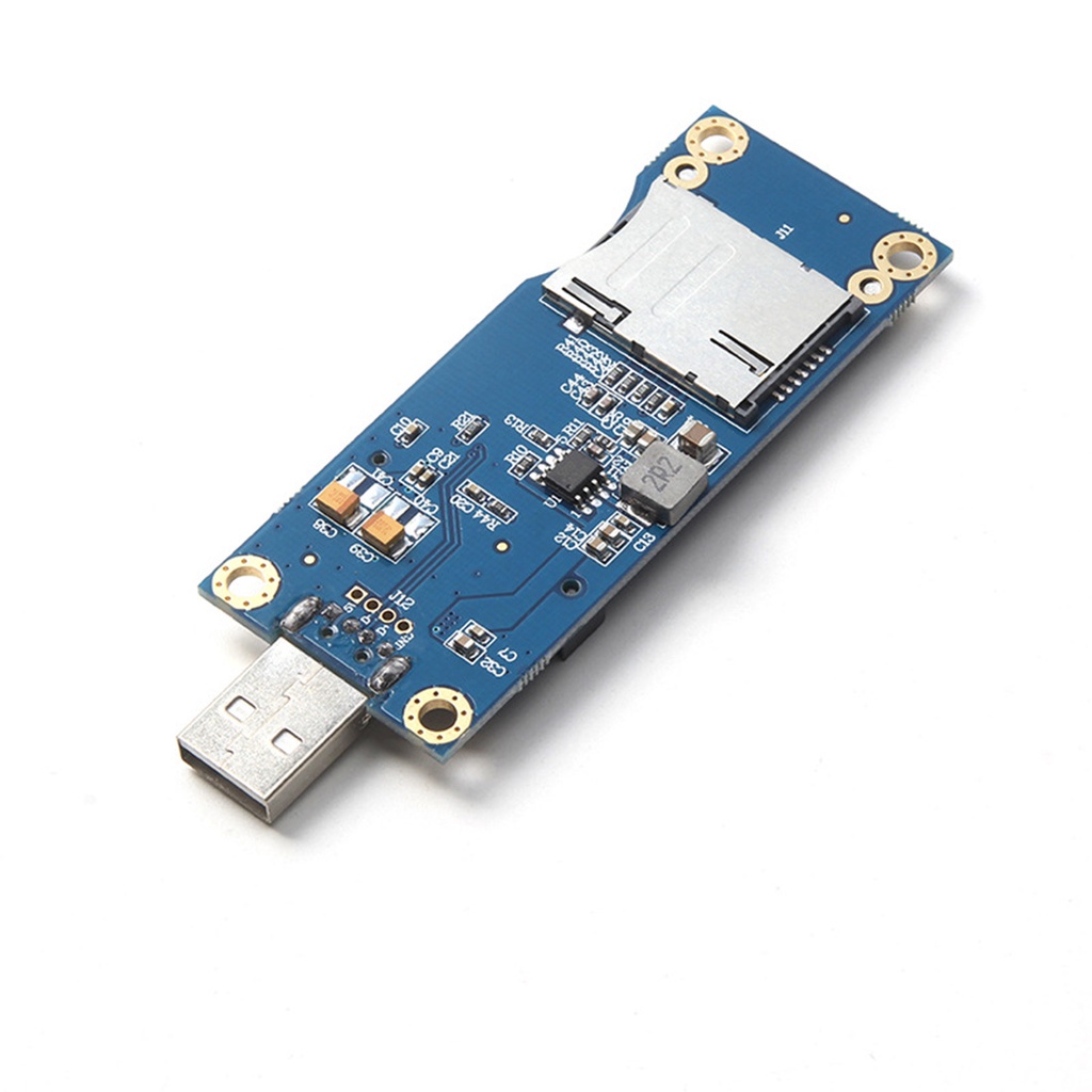 Thẻ Chuyển Đổi Pcie wwan Sang usb 2.0 Kèm Khe Thẻ sim Cho wwan / lte module 3g / 4g huawei em730 / samsung zte
