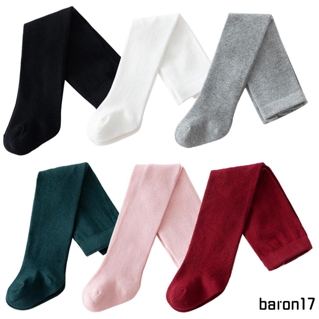 Bé Gái Quần Co Giãn Eo Màu Trơn Vớ Slim Fit Tất Quần Cho Trẻ Sơ Sinh Thường Ngày Hàng Ngày