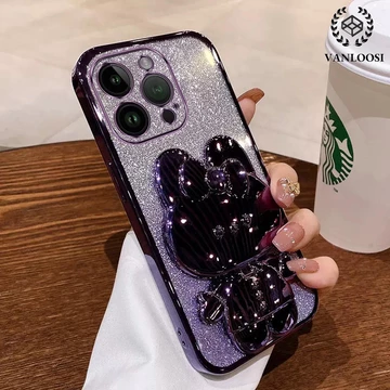 ốp lưng iphone 14 iphone 14 pro iphone 14 pro max iphone 14 plus Ốp Điện Thoại Silicon Mềm Mạ Điện Họa Tiết Thỏ Lấp Lánh Chống Rơi Cho iphone 14 iphone 14 pro iphone 14 pro max iphone 14 plus