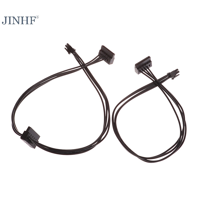 JINHF 1Pc 35 / 45 / 65CM 4 Pin Sang SATA Cáp Nguồn Cho Giao Diện Ban Chính SATA SSD HDD Cáp HOT