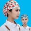 FUHUIOT Kitchen Casquette Hat, Mũ làm việc chống rụng tóc có thể điều chỉnh, Mũ nướng bánh vệ sinh toàn bộ vải có thể tái sử dụng Mũ bảo vệ bụi Nhà máy