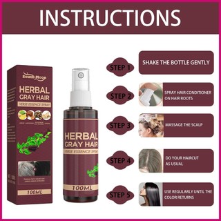 Tinh Chất Xịt Thảo Dược Hữu Cơ 100ml Giúp Phục Hồi Tóc Khô Và Hư Tổn Wdvn