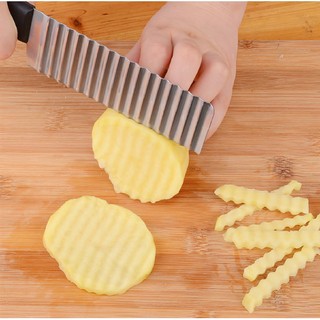 Dao răng cưa lượn sóng cắt rau củ, rau câu, bánh - SUNND