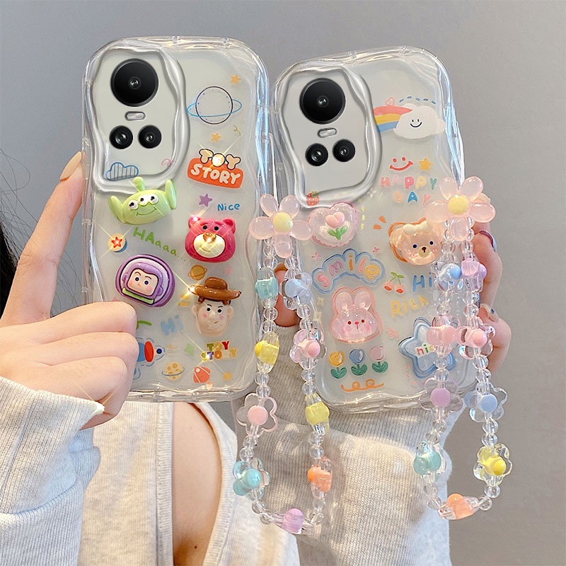 Ốp lưng Oppo Reno 10 Ốp lưng Oppo Reno10 Pro 5G Ốp Điện Thoại Trong Suốt Có Búp Bê Hoạt Hình Cho oppo reno 10 10 pro reno 10 5g tygz