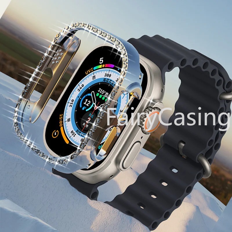 Ốp Bảo Vệ Bằng PC Cứng Chống Va Đập Cho Apple Watch Ultra 2 49MM Series 9 41MM 45MM 40MM 44MM iWatch 4 5 6 SE 7 8 9 41MM 45MM
