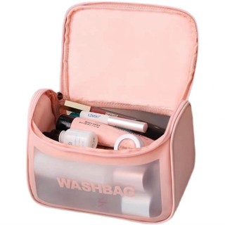 [Hàng mới về] Túi Đựng Đồ Du Lịch, Mỹ Phẩm WASHBAG Chống Nước Nam Da