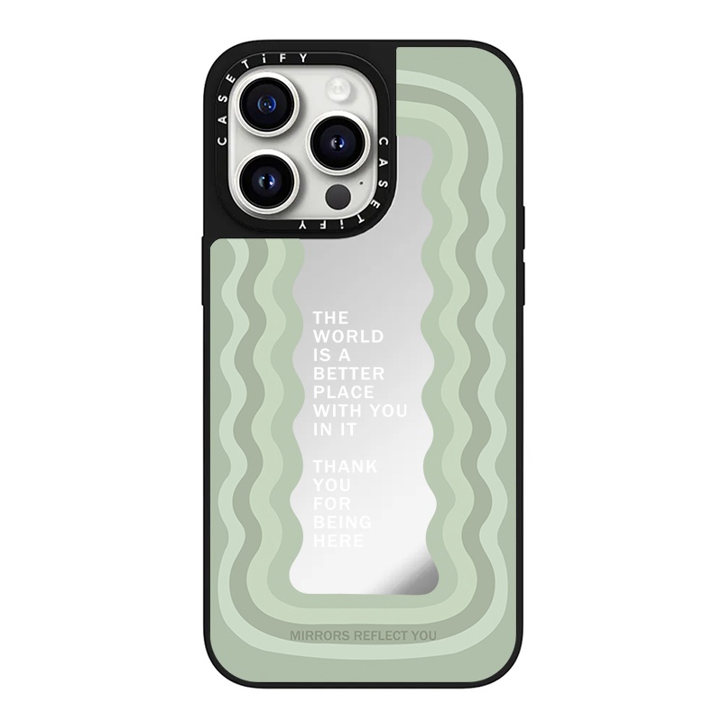 CASETiFY Better With You Mirror Hard Case For iPhone 15 14 Plus 11 12