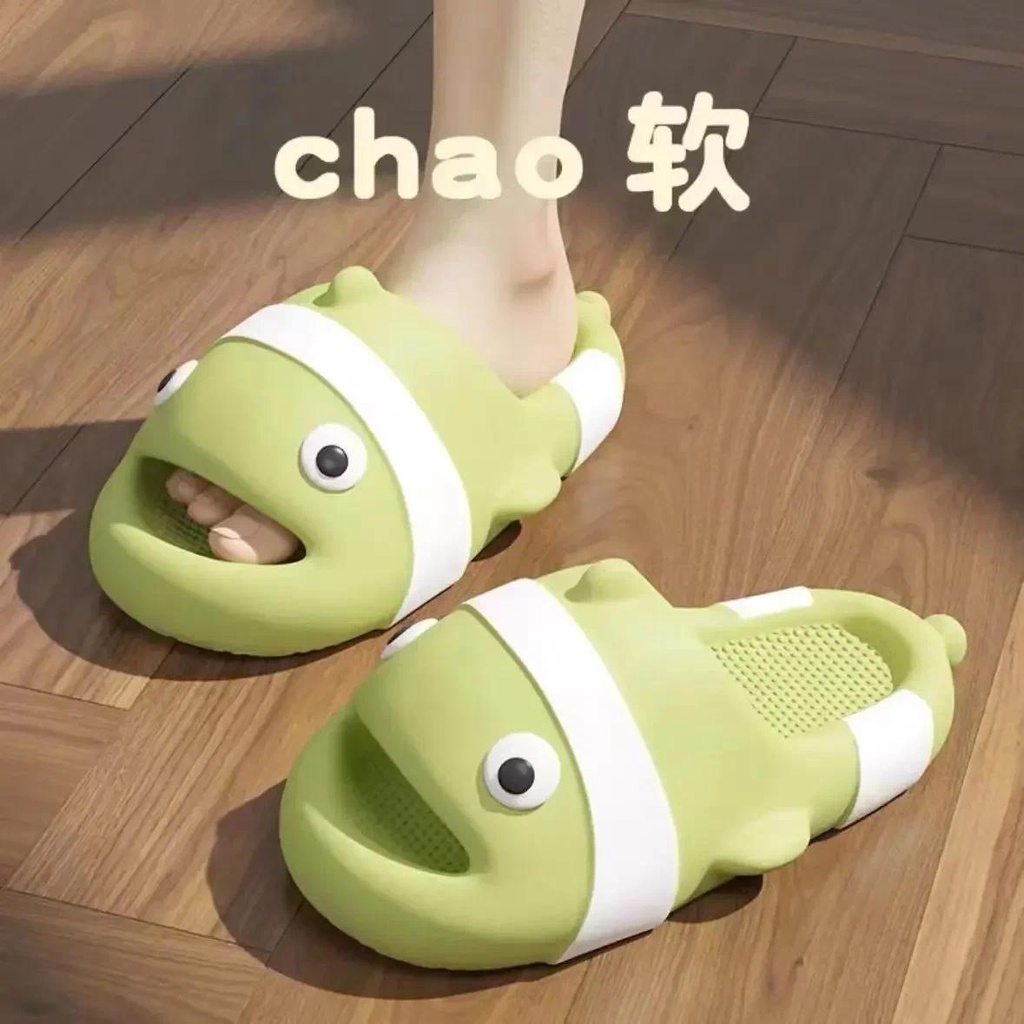 Dép Sandal Đế Dày Chống Trượt Hình Cá Dễ Thương Thời Trang 2023 Cho Nữ