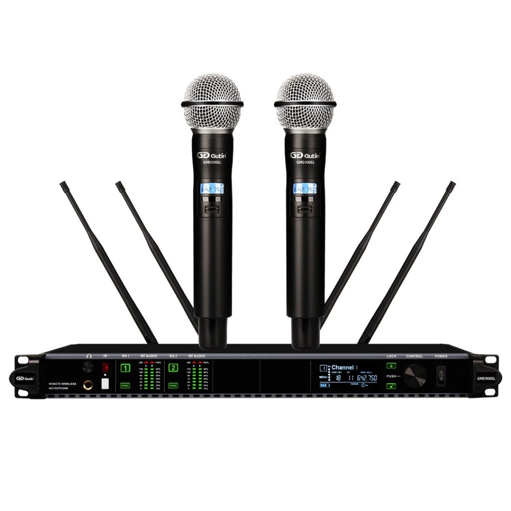 Micro Không Dây Gutin GMS900EL HÀNG CAO CẤP, Micro Karaoke Đức, Mic Hay, Sóng Khoẻ, Sử Dụng Tiện Lợi