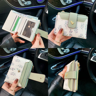 Ví nữ in hình ngọt ngào bằng da PU Ví nữ đa chức năng dễ thương Ví đựng tiền mặt có thể gập lại