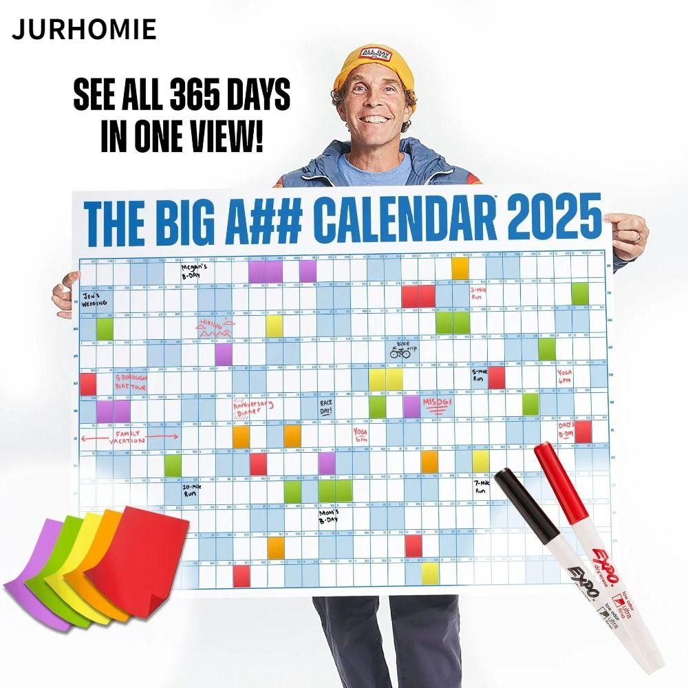 jurhomie-the-big-a-calendar-schedule-organizer-giant-2025-planner