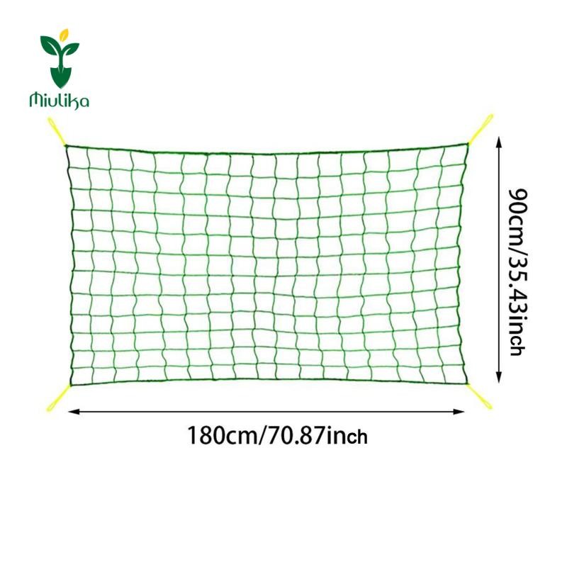 Lưới Trellis Vườn Miulika, Lưới hỗ trợ cây hạng nặng ngoài trời bằng Polypropylen cho cây leo cho dưa chuột