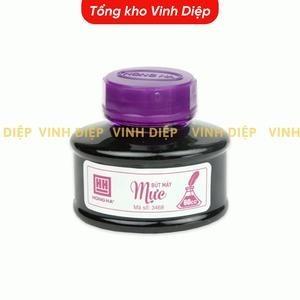 Combo 6 lọ Mực lọ Hồng Hà màu tím dành cho bút máy dung tích 60ml