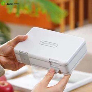 Hộp đựng thuốc, Hộp đựng thuốc di động 7 ngày 24 lưới Hộp đựng thuốc hàng tuần, Hộp đựng thuốc du lịch không chứa BPA Hộp đựng thuốc hàng ngày chống rò rỉ nhẹ chứa vitamin