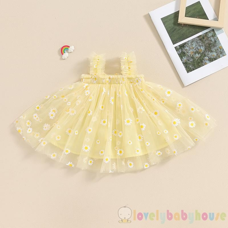 Lbh-0-5 Tuổi Váy công chúa vải tuyn chữ A mùa hè cho bé gái